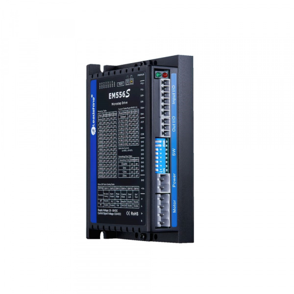 EM556S (Leadshine; 20-50 VDC; 0.5-4.2 A; Pul&Dir, CW&CCW)